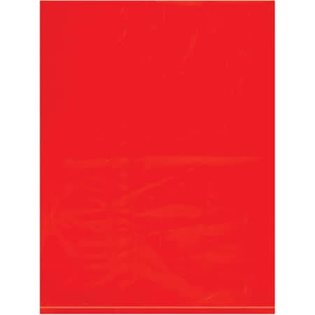 Officespace 9 x 12 in. - 2 Mil Red Flat Poly Bags, 1000PK OF2822255